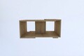 Corp biblioteca, Caliente, Mona, 80x152x30 cm, GEAM SECURIZAT, Negru