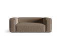 Canapea 2 locuri, Nuria-215, Micadoni Home, 170x110x72 cm, tesatura structurata chenille, cappuccino