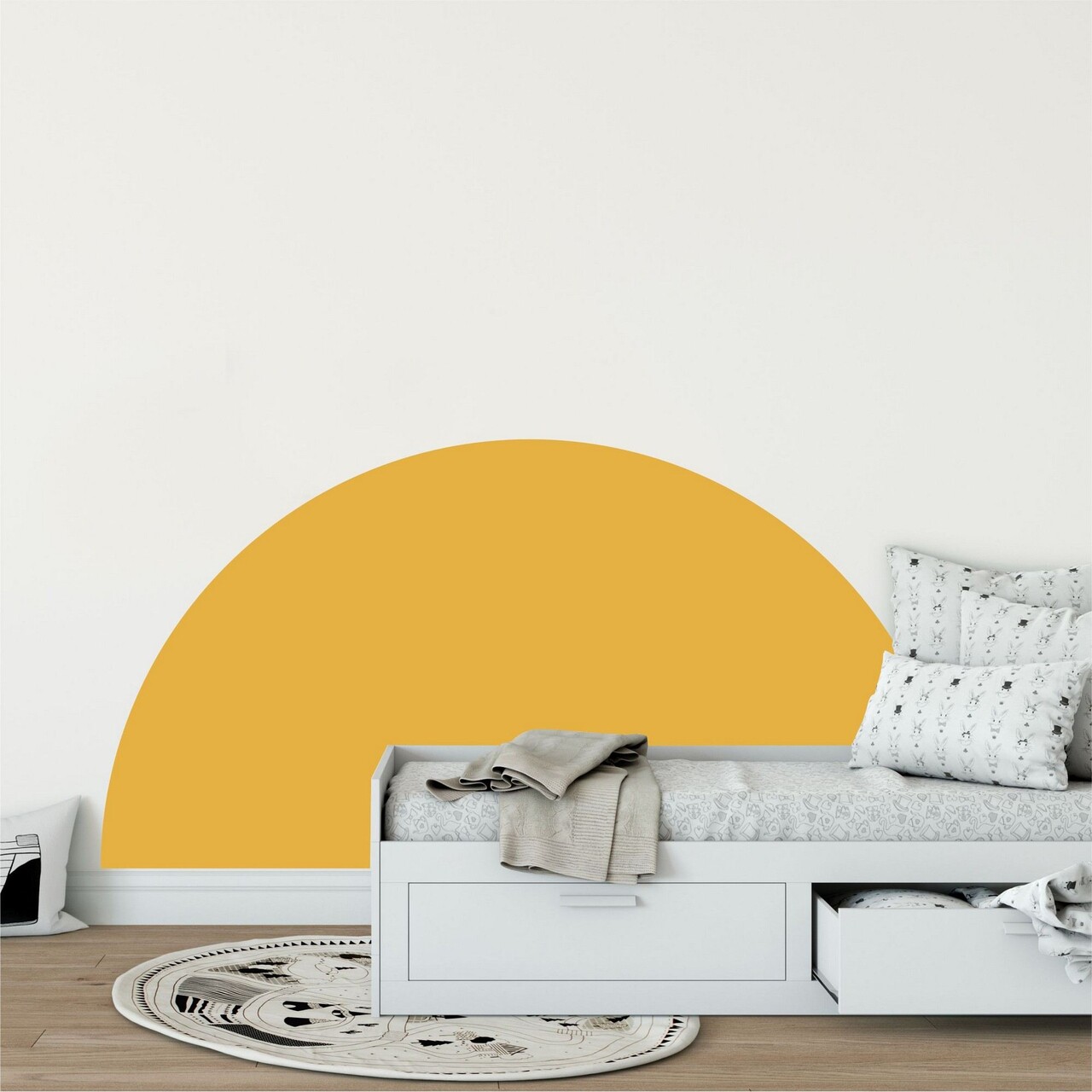 Sticker decorativ, MB-00112, 100 x 60 cm, Galben - view 2