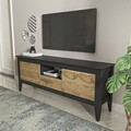 Comoda TV, Zena Home, Verde Modern, Stejar negru / Oud