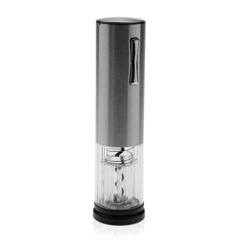 Tirbuson electric cu incarcare usb si cutter sigiliu light, versa, otel/plastic
