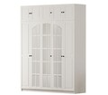 Dulap pentru haine, Rabi, Rb-185-14, 175x240x52 cm, Alb mat