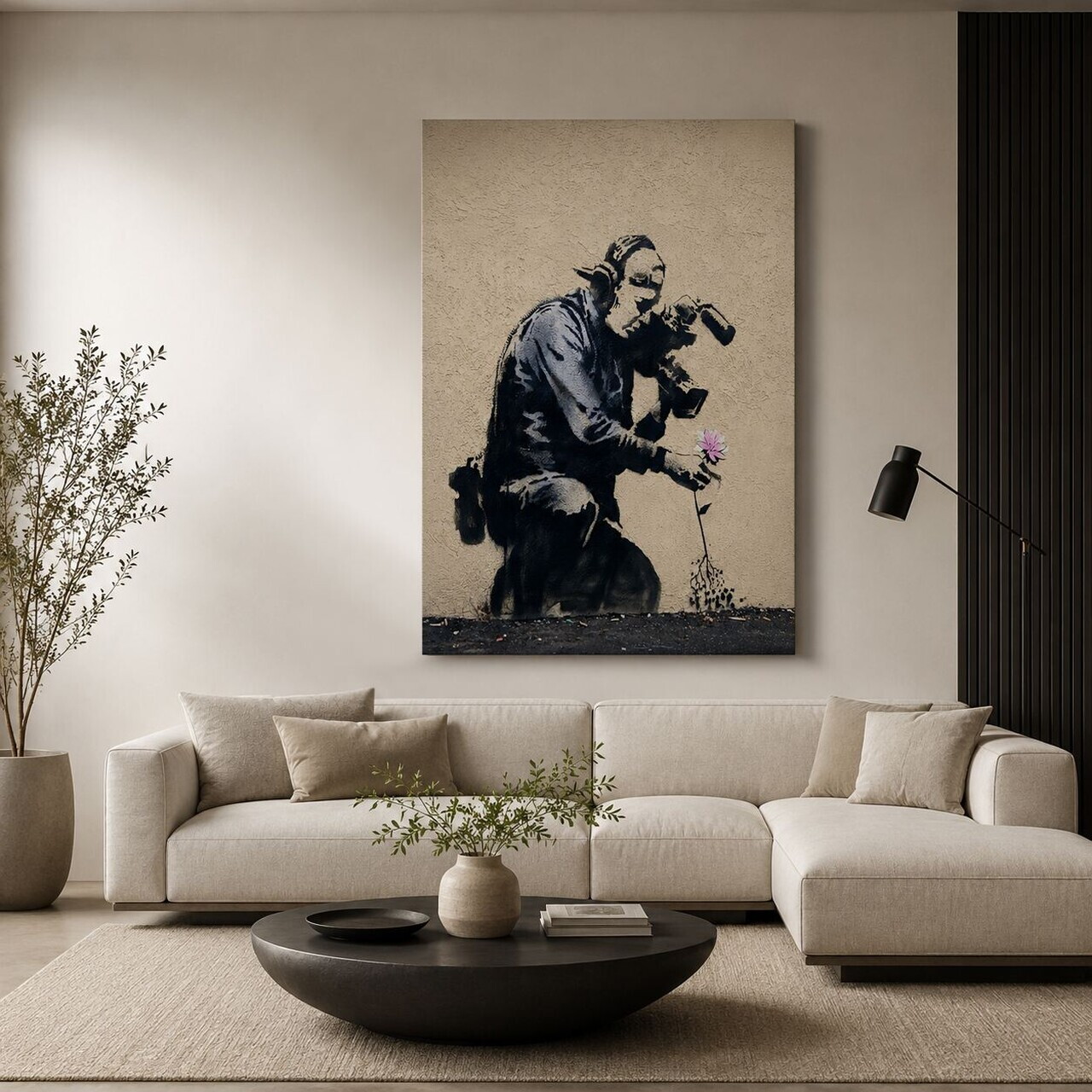 Tablou decorativ, KNV12057, Canvas, Cadru: 100% lemn (grosime: 3 cm), Multicolor