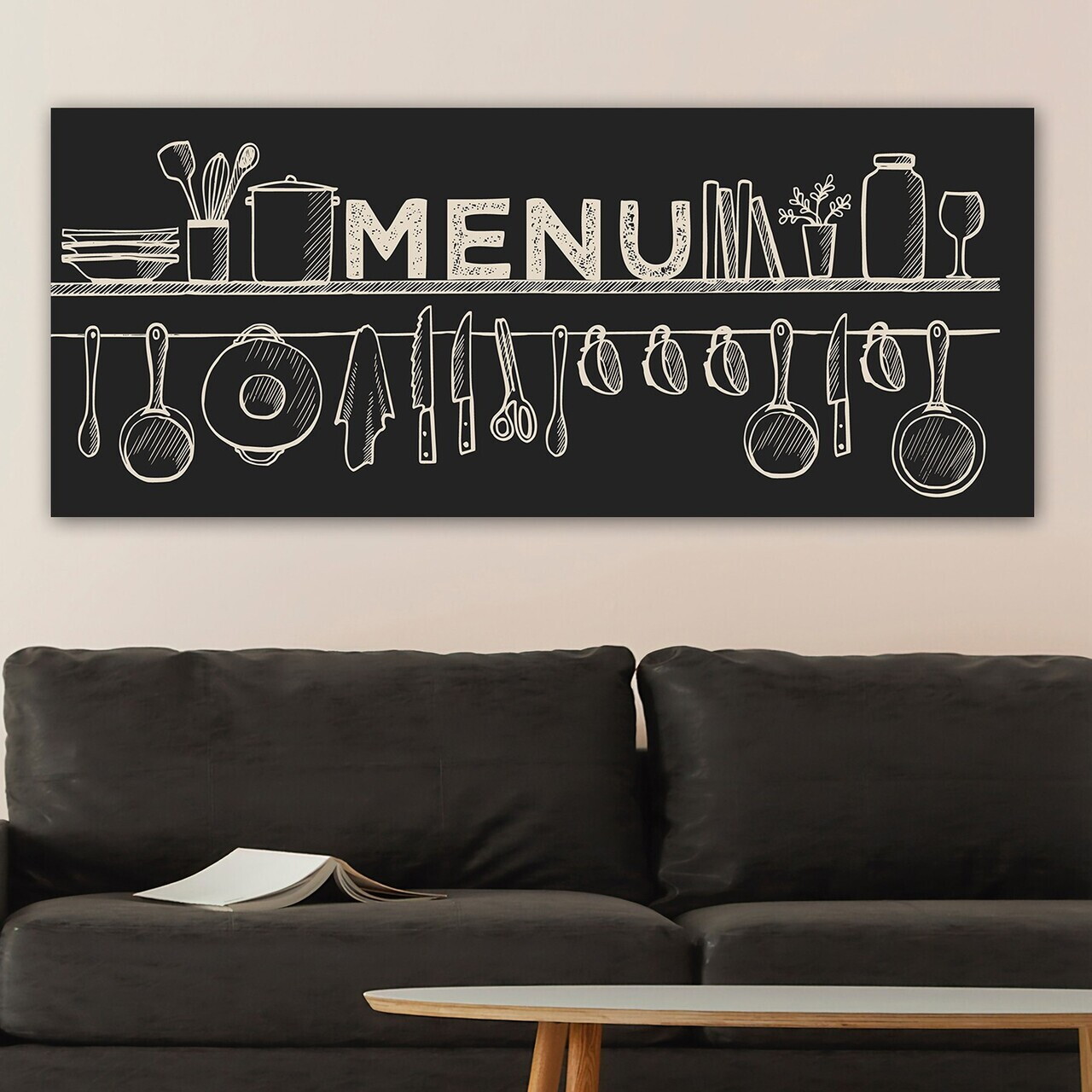 Tablou decorativ YTY4901082499_50120 PÂNZĂ Lemn (Grosime: 3 cm Multicolor