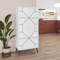 Dulap multifunctional, Homitis, Dune, 62.6x136x35.6 cm, Alb