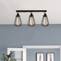 Lustra Fetiye N-1118, Noor, 66 x 29 cm, 3 x E27, 100W, negru