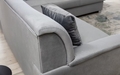 Coltar extensibil dreapta 4 locuri ELTAP, BR47, Bergen, 247x214x83 cm, lemn/poliester, albastru