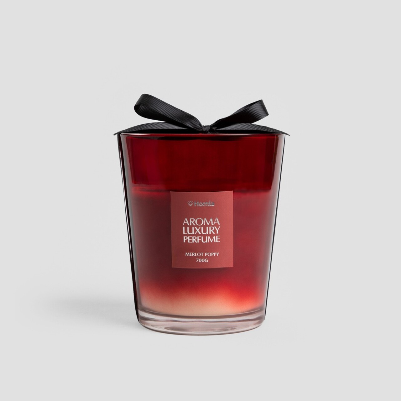 Lumanare parfumata Ember, Homla, 700 gr, ceara/sticla, rosu - 2 | YEO