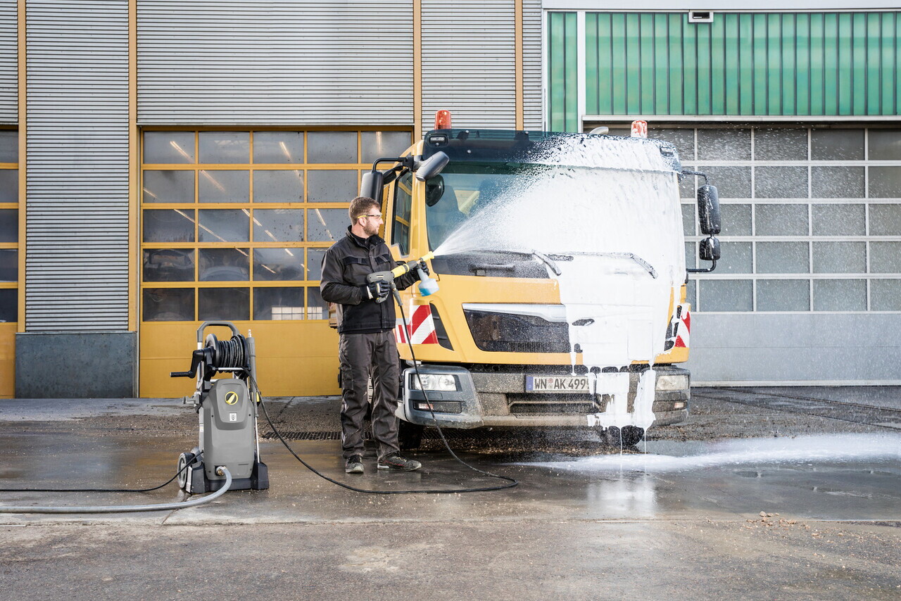 Aparat de spalat cu presiune profesional HD 6/15 MX Plus, Karcher, gri — imaginea 2