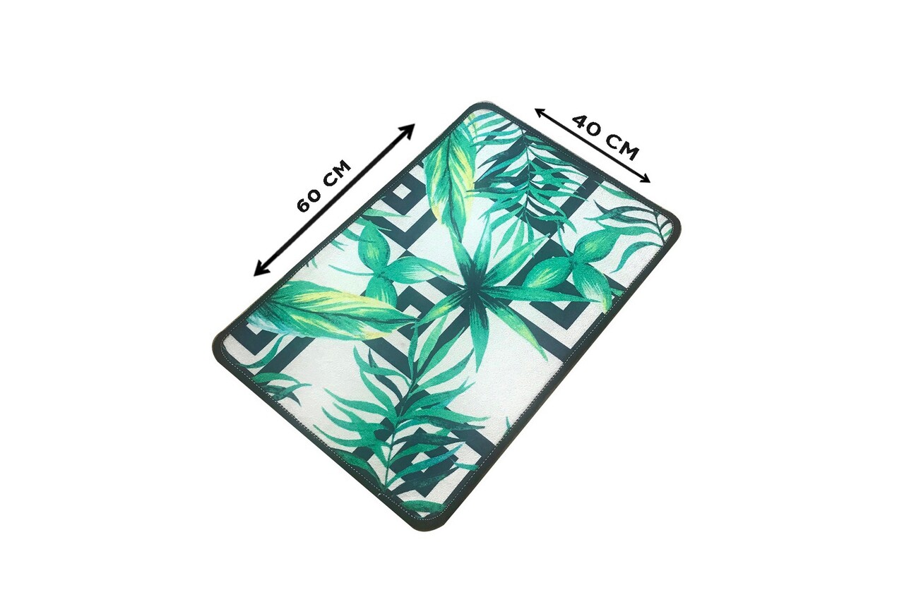 Covoras de baie, L'essentiel Maison, Botanic Djt, 40x60 cm, Multicolor - view 3
