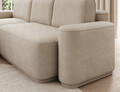 Coltar extensibil stanga 4 locuri ELTAP, Aurumm, 285x180x92 cm, lemn/poliester, bej inchis