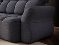 Coltar extensibil stanga 3 locuri ELTAP, Beneth, 301x185x115 cm, lemn/poliester, albastru