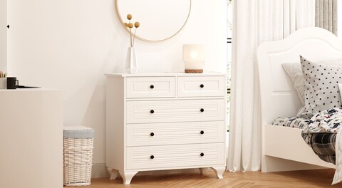 Dulap, Rabi, Rb-119, 90x86x40 cm, Alb mat