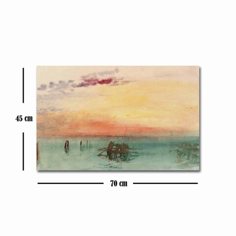 Tablou decorativ, FAMOUSART-056, Canvas, Dimensiune: 45 x 70 cm, Multicolor