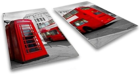 Protectie pentru plita London, Jocca, 52x30x4 cm, sticla termorezistenta