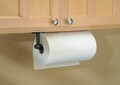 Suport rola servetele Orbinni, iDesign, fixare pe perete, 33.5x8x6.35 cm, negru