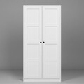 Dulap pentru haine, Miwood, Lucas 1600-85, Alb