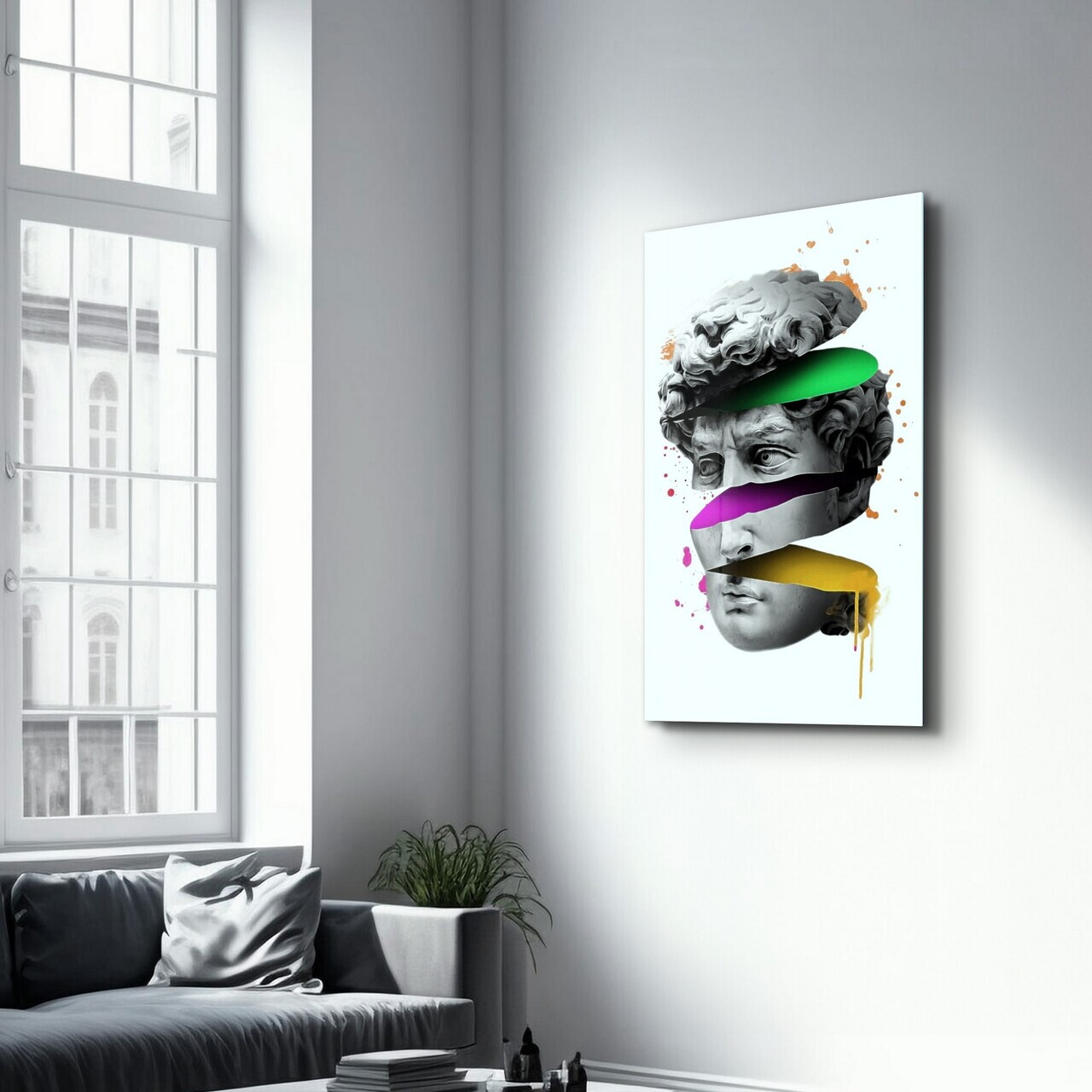 Tablou decorativ, CAM-1092, Dimensiuni: 46 x 72 cm, Multicolor — imaginea 4