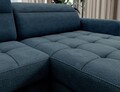 Coltar extensibil dreapta 4 locuri ELTAP, RT-40TOS, Berrto, 306x165x100 cm, lemn/poliester, albastru