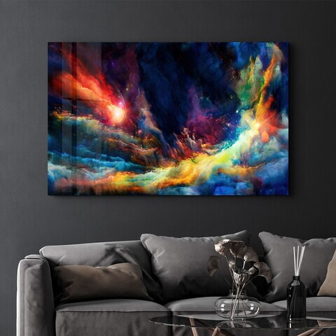 Tablou decorativ, CAM-3088, Dimensiuni: 70 x 110 cm, Multicolor
