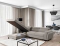 Coltar extensibil stanga 4 locuri ELTAP, Mari-13, Mariall, 288x200x92 cm, lemn/poliester, bej