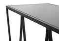 Consola Dark, Mauro Ferretti, 140x40x80 cm, fier, negru