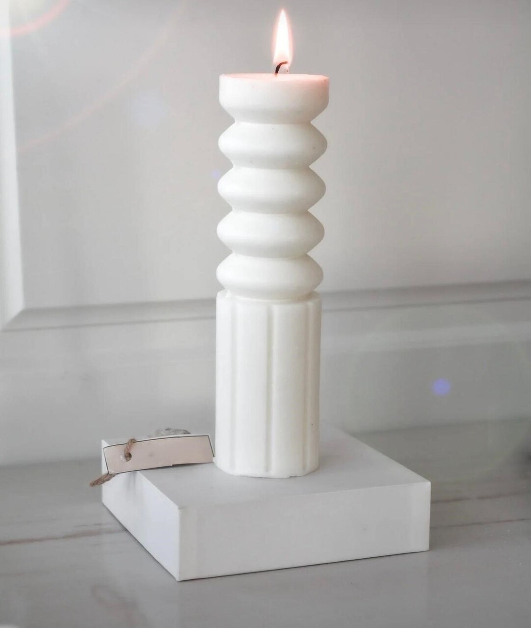 Lumanare, Ers1255, Alb - imagine 3