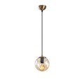 Lustra, Efe - 2151, Tatum, 15 x 15 x 110 cm, 1 x E27, 40W, galben/aramiu antic