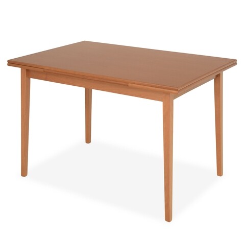 Masa dining extensibila, shangai, 120/180 x 80 x 77 cm, mdf, maro