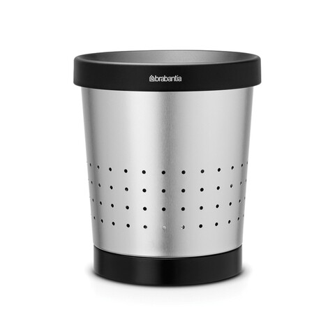 Cos de gunoi pentru hartie, Brabantia, Conical Matt Steel, 5 L, otel inoxidabil/plastic