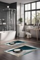 Set covorase de baie, Cartwright, CT-5095, Poliester, Multicolor