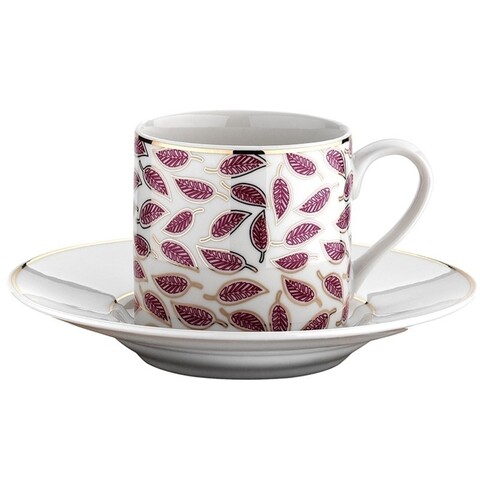 Set de cafea kutahya porselen, ru12kt43077492, 12 piese, portelan