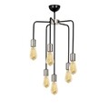 Candelabru Opviq Denge, 6 x E27, 40W, negru