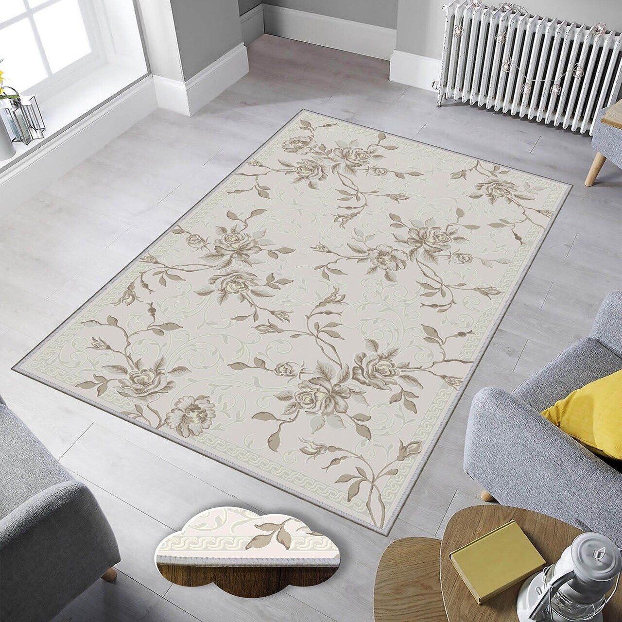 Covor Eexfab907 140x220 cm Poliester Multicolor