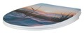 Capac de toaleta cu sistem automat de coborare Baltic, Wenko, 38.8x45 cm, termoplastic/plastic, multicolor
