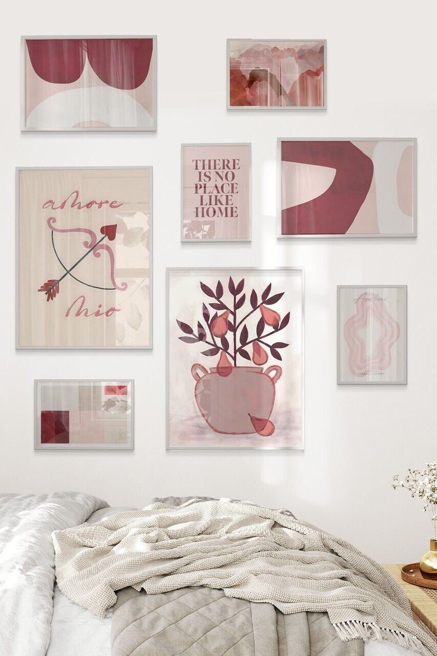 Tablou decorativ, Çgs-080-White-Kck, Lemn masiv, Față: 100% PVC STICLĂ, Multicolor - view 2