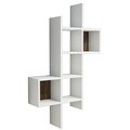 Raft pentru perete Keno, Puqa Design, 78,6x20x125 cm, alb