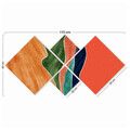 Set 4 tablouri decorative, 4MDF18268292331, MDF, Imprimat UV, Multicolor