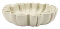 Vas decorativ Stons, Mauro Ferretti, 40.5x38.5x9.5 cm, polirasina, crem