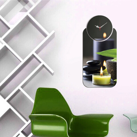Set ceas si tablou decorativ, yms-12, mdf , dimensiune: 68 x 32 cm, multicolor