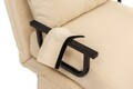 Canapea extensibilă cu 1 loc, Futon, 859FTN2345, Metal , Crem