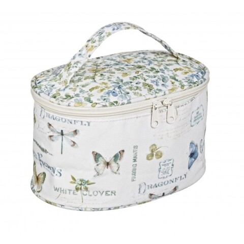 Geanta pentru cosmetice, poesia butterfly, bizzotto, 23x13.5x13.5 cm