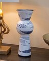 Vaza decorativa Fish Tall, Mauro Ferretti, 14x38.5 cm, ceramica, multicolor