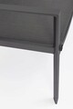 Set mobilier de gradina 4 piese Kallen, Bizzotto, aluminiu/textilena 2x1, gri carbune