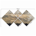 Set 4 tablouri decorative, 4MDF1322868650, MDF, Imprimat UV, Multicolor