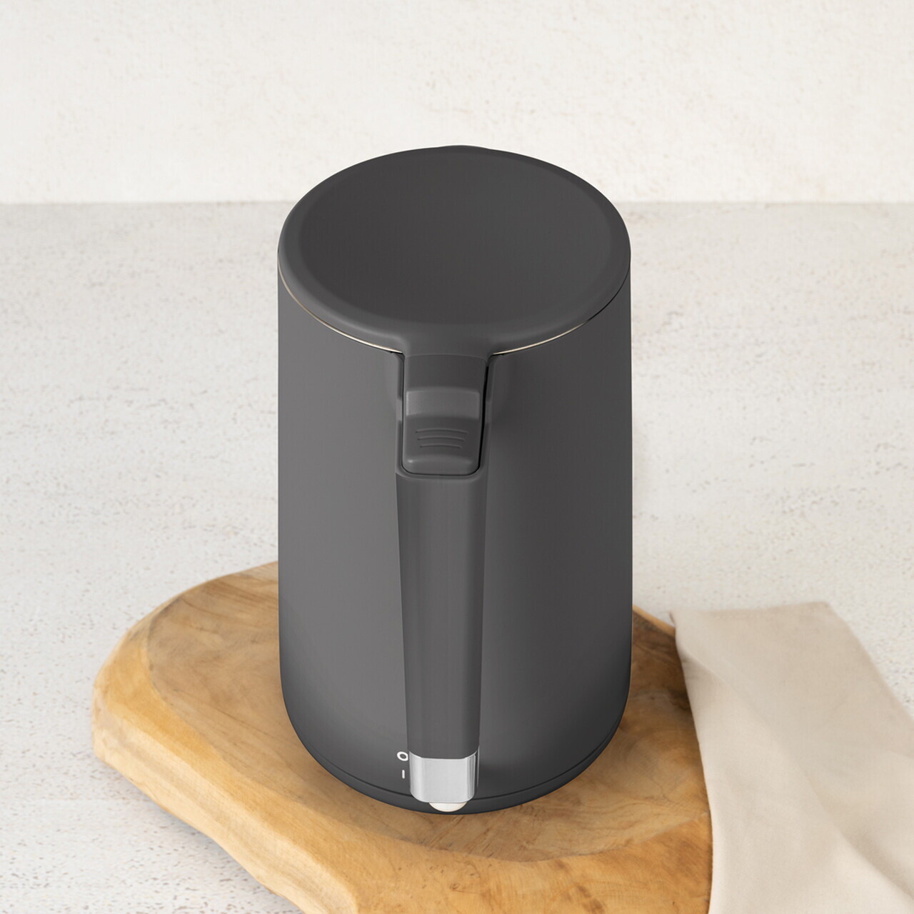 Ceainic electric cu pereti dubli Berlinger Haus, Anthracite, 1.7 L, plastic/inox, antracit mat - imagine 4