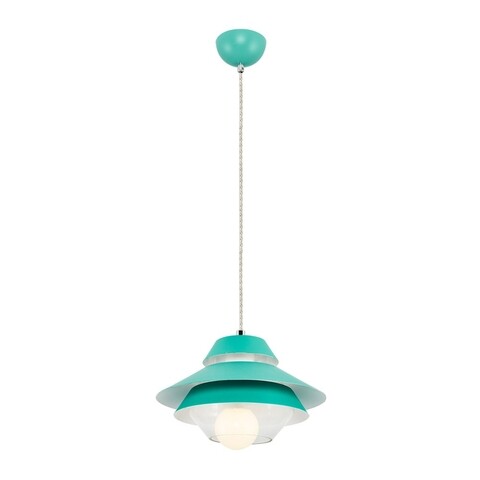 Lustra, L1460 – Blue, Lightric, 24 x 120 cm, 1 x E27, 40W, albastru Iluminat
