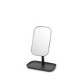 Oglinda cosmetica, Brabantia, Dark Grey, reglabila la 360 grade, factor marire x 5, 20x12.6x28.3 cm, polipropilena, gri inchis