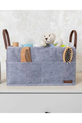 Cos depozitare, als-03860, 33x20x18 cm, fetru, gri