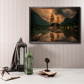 Tablou decorativ, Nature, Lemn, Lemn, Multicolor